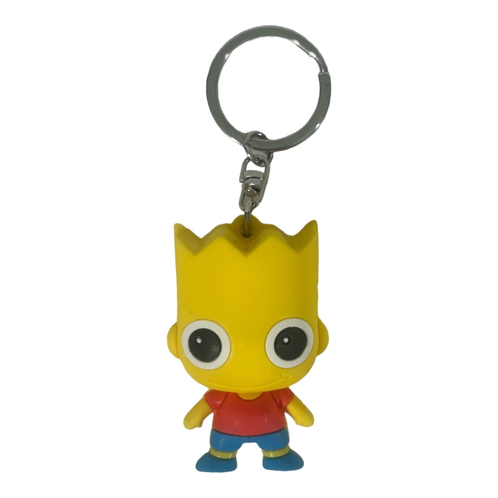 The Simpsons Collectors Figural 3D Bag Clip KEYCHAIN BART SIMPSON